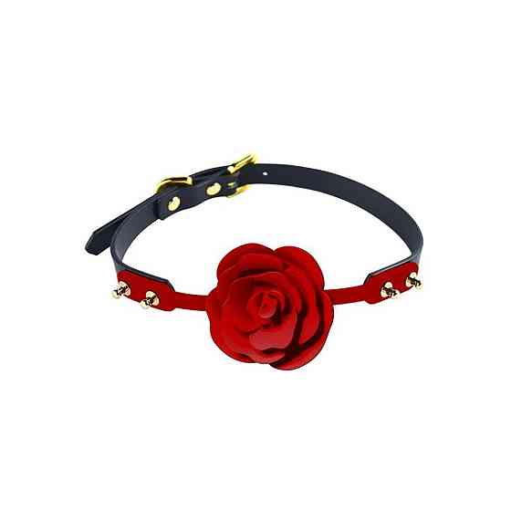 Роскошный кляп в виде розы Zalo - Rose Ball Gag, двойное использование Sex Aura Киев