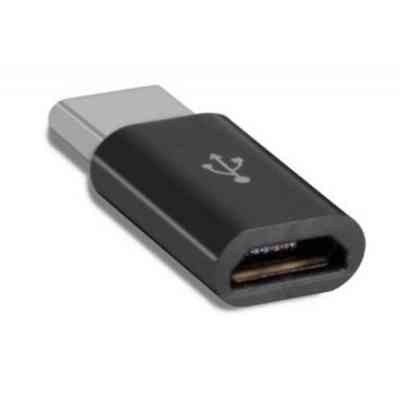 Перехідник Type-C to Micro USB Lapara (LA-Type-C-MicroUSB-adaptor black) Вінниця
