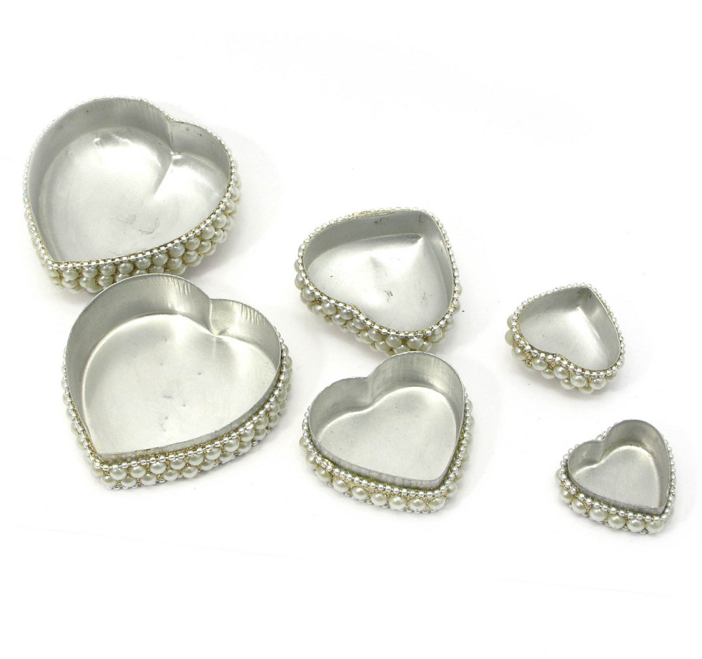 Набір скриньок Серця з металу Київ - фото 2