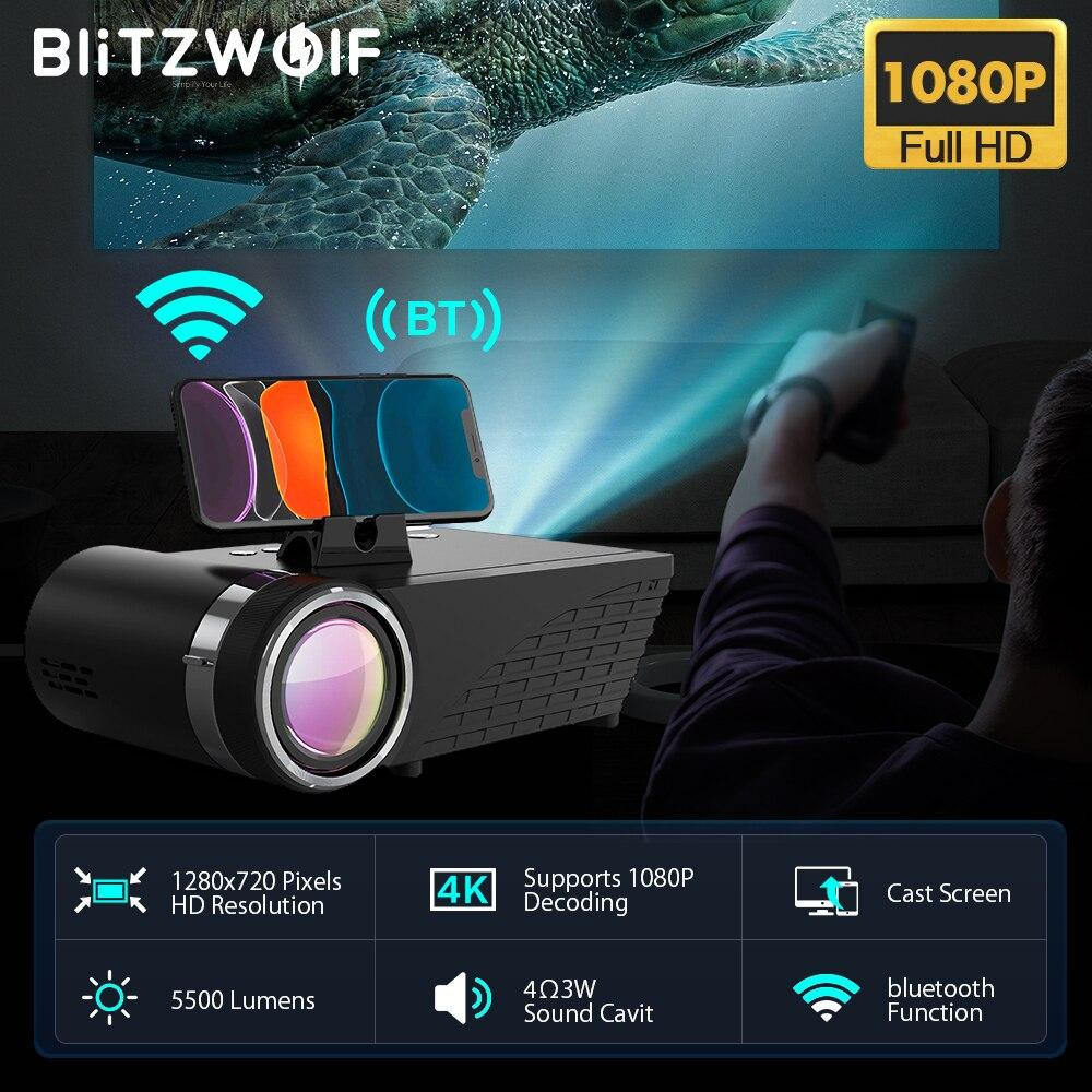Новинка проєктор Blitzwolf BW-VP8 — 5500 Lumen, Wi-fi, Bluetooth Київ - фото 2