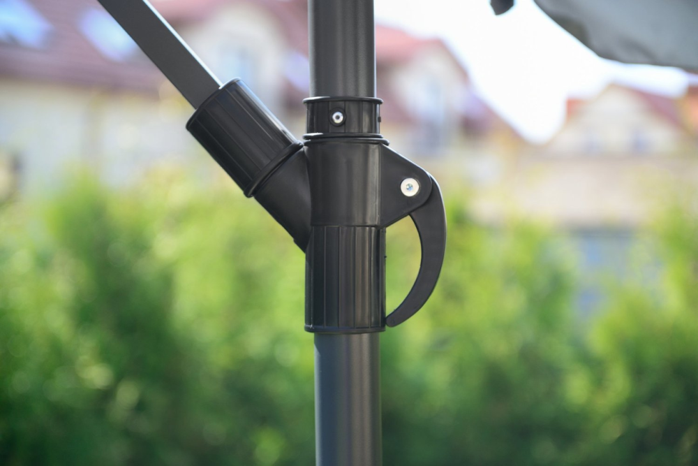 Садовый раскладной зонтик Funfit Garden (диаметр - 3 метра) с боковой стойкой, Зеленый Киев - изображение 7