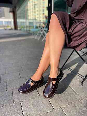 Vanessa Лофери жіночі VANESSA T-304-04 шоколадні (весна-осінь, шкіра лакована) (5831) Коломия