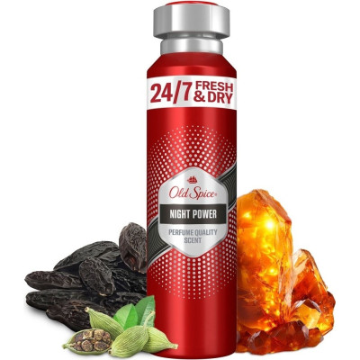 Антиперспирант Old Spice Night Power 150 мл (8700216639309) Винница - изображение 2