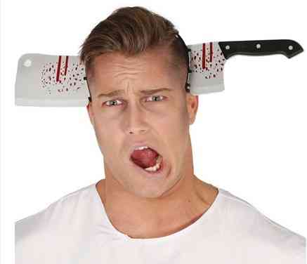 Обруч на Хэллоуин Топор one size разноцветный Киев