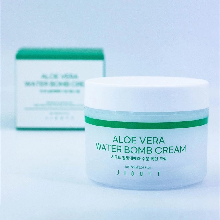 Увлажняющий крем для лица Алоэ Aloe Vera Water Bomb Cream Jigott 150 мл Киев - изображение 3