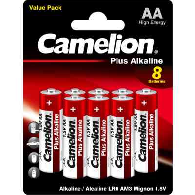 Батарейка Camelion AA LR6 Plus Alkaline * (5+3) (LR6-BP5+3) Винница
