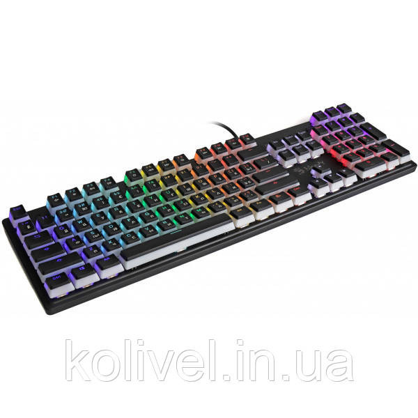 Клавіатура ігрова механічна A4Tech Bloody S510R, червоні світчі, RGB підсвічування клавіш, USB (S510R Bloody Київ - фото 2