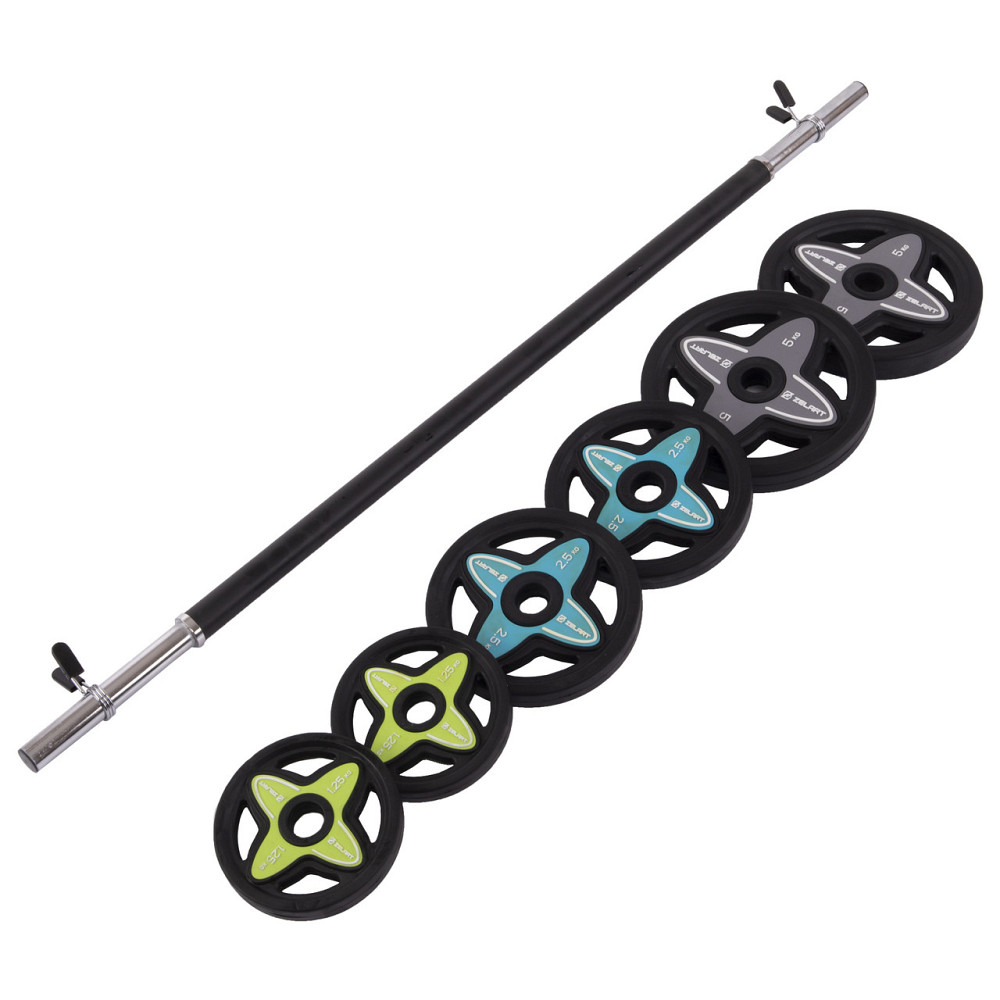 Штанга для фітнесу й аеробіки на 20 кг Record 7216 довжина-1,3 мм 28 кг Київ - фото 8