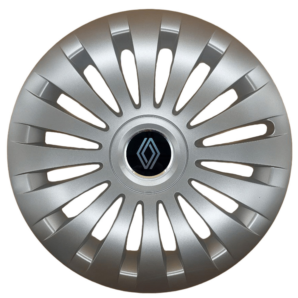 Автомобильные модельные колпаки R17 Renault NEW 504 4шт, SJS, серебристые Киев - изображение 1