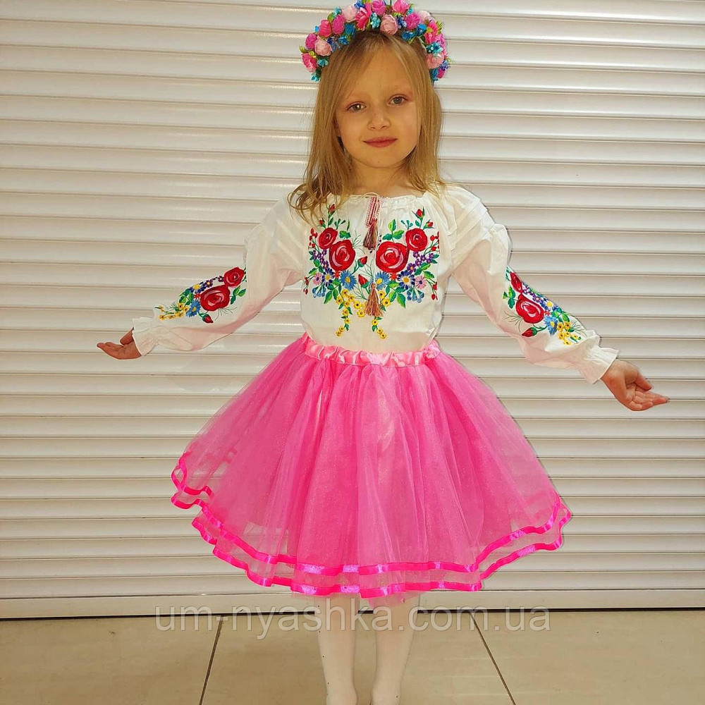 Костюм вишиванка "Розалія червона" для дівчаток 104-152 Кривий Ріг - фото 8
