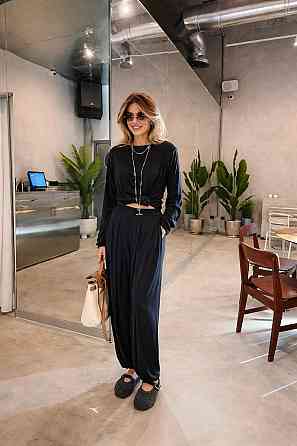 Женский стильный вязаный костюм двойка плотная турецкая вискоза Одесса