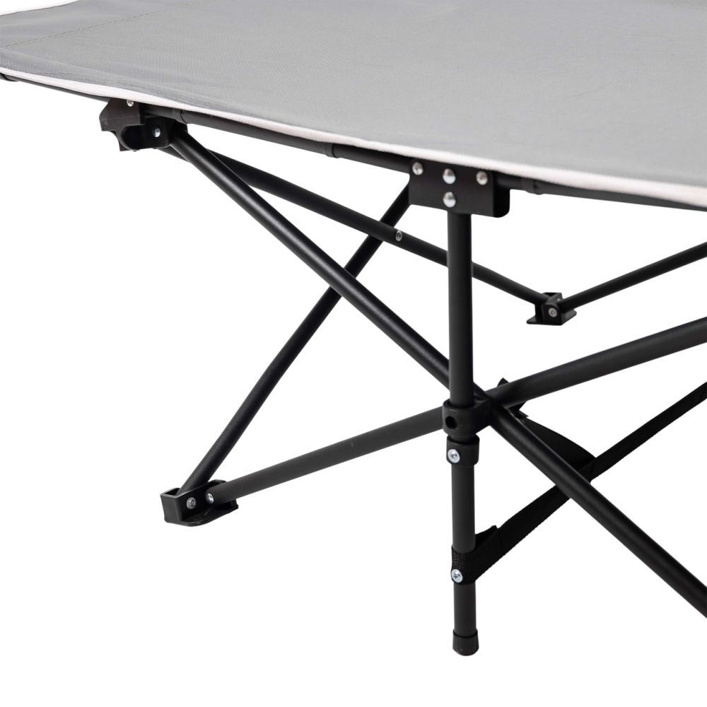 Yiwu Ліжко розкладне туристичне 190х70х44 см лежак розкладачка розкладачка складна Сірий SJ-003 Коломыя - изображение 4