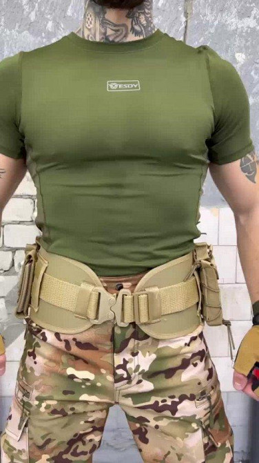 Розвантажувальний пояс із Підсумками в комплекті / РПС із системою Molle Attack койотВТ7500 Одеса - фото 14