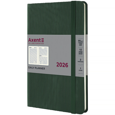 Тижневик Axent датований 2026 Partner Lines, 145х210, темно-зелений (8815-26-23-A) Вінниця - фото 1