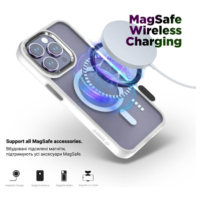 Чохол до мобільного телефона Armorstandart Unit MagSafe Apple iPhone 14 Pro Max Matte Clear Silver (ARM70438) Вінниця - фото 3