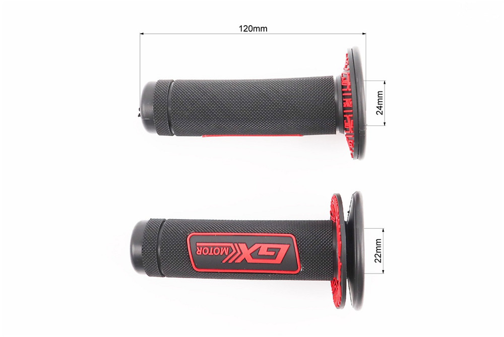 Рукоятка керма лів./пр. к-кт, чорно-червоні Київ - фото 2