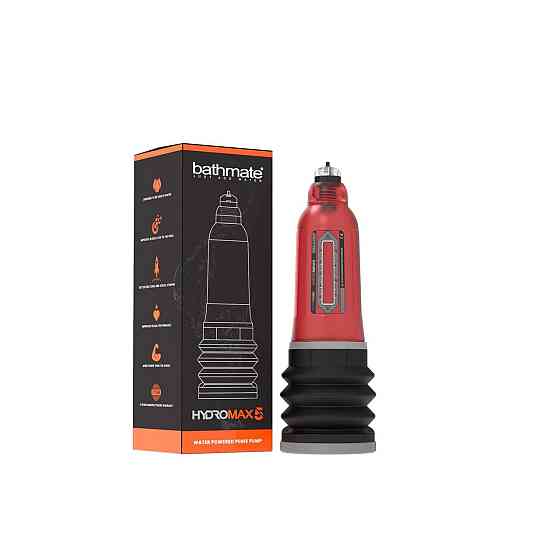 Гидропомпа Bathmate Hydromax 5 Red (X20), для члена длиной от 7,5 до 12,5см, диаметр до 4,5см Sex Aura Киев