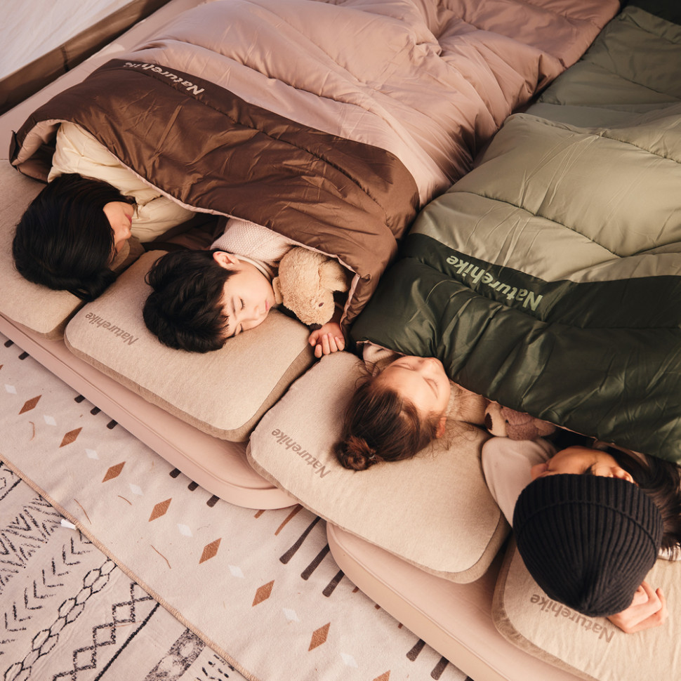 Спальний мішок двомісний Naturehike CNK2300019, коричневий Киев - изображение 9