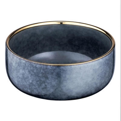 Салатник Ardesto Andria 750мл, 15.1см, кераміка, синьо-сірий (AR2915AB) Винница - изображение 4