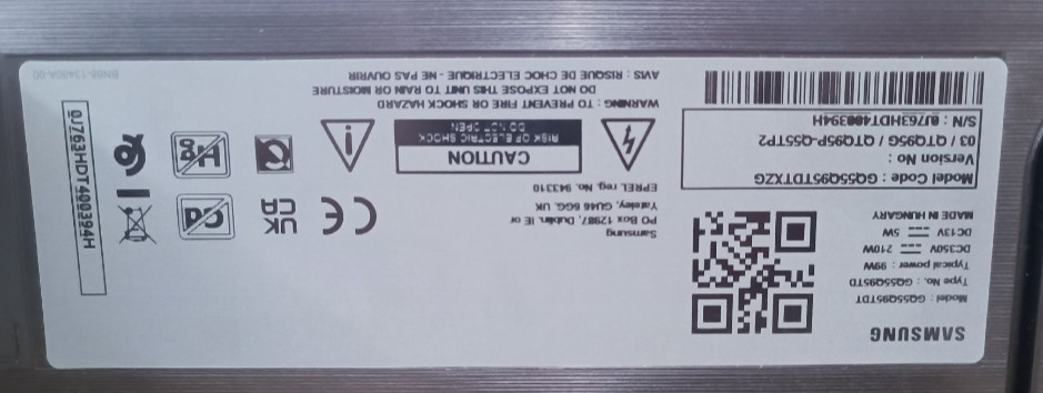 Телевізор: Samsung GQ55Q95T 120Hz. Smart TV T2. Харків - фото 3