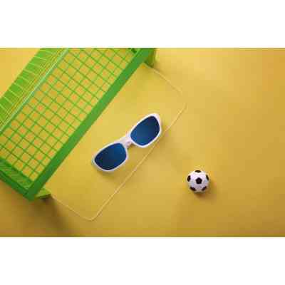 Детские солнцезащитные очки Koolsun Sport бело-голубые 6-12 лет (KS-SPWHSH006) Винница