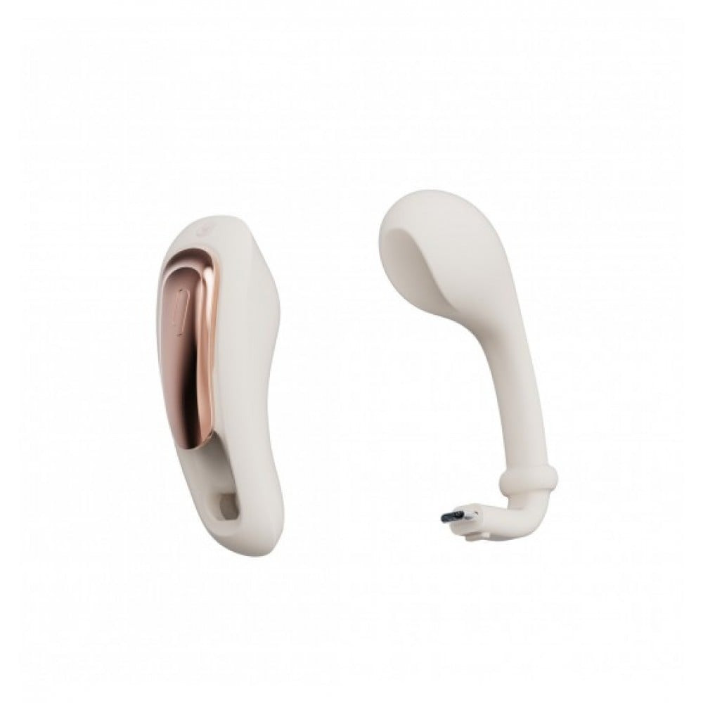 Вибратор в трусики с пультом управления Qingnan No.6 Wireless Control Beige белый Sex Aura Киев - изображение 3