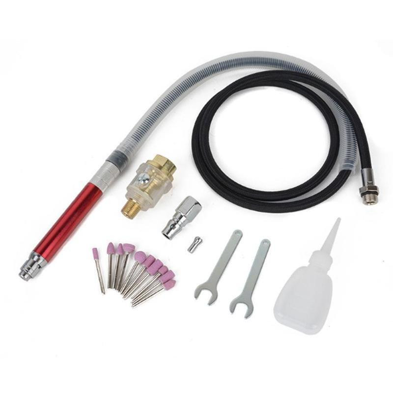 Пневмогравер міні з комплектом шліфувальних каменів AIRKRAFT AT-010K Одеса - фото 2