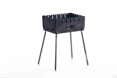 Розкладний мангал кейс на 6 шампурів товщина металу 2 мм СИЛА Харків