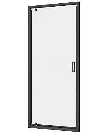 Скляні душові двері AVKO Glass RDJ29 90х190 Black (1421001206) для душу Київ