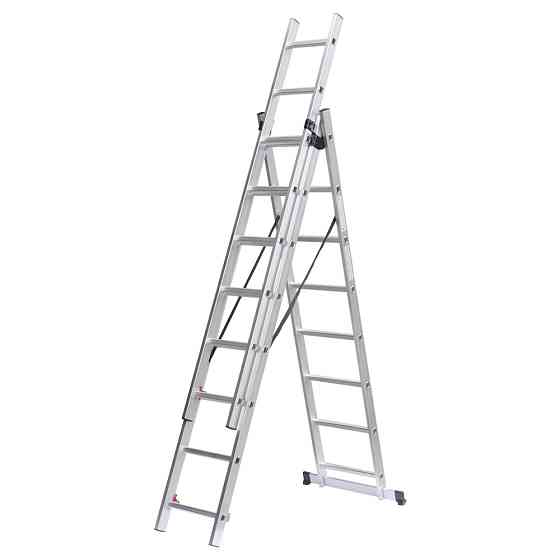 Драбина розкладна універсальна 3×8 щаблів 5.09м SIGMA (5032324) Київ