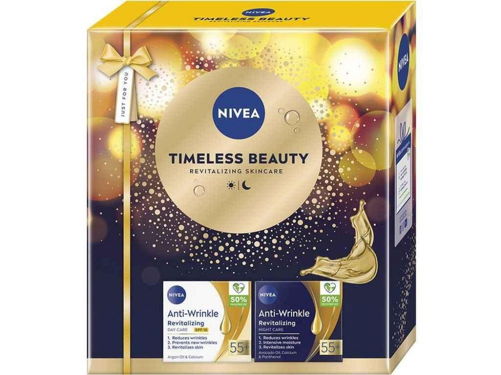 Набор подарочный для жеинок 55 2025 Timeless Beauty ТМ NIVEA Киев - изображение 1
