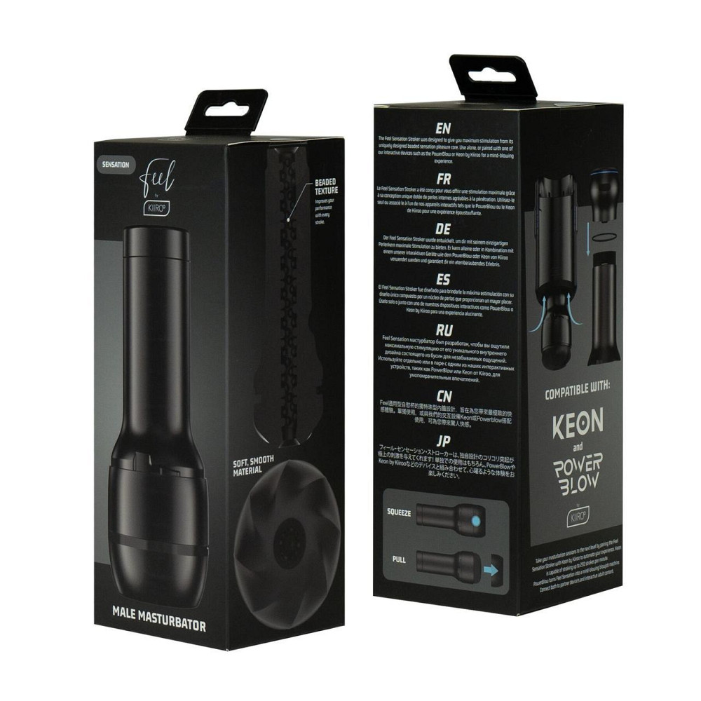 Мастурбатор Kiiroo FeelSensation Stroker PBC, сумісний з PowerBlow і Keon Sex Aura Київ - фото 5
