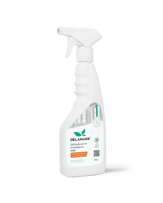 Засіб для миття скла жасмин та апельсинова квітка DeLaMark 0,5 л Київ - фото 1