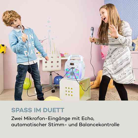 Караоке-система StarMaker Plus Караоке-машина Bluetooth USB CD LED Show RCA (Німеччина, читати опис) Рівне