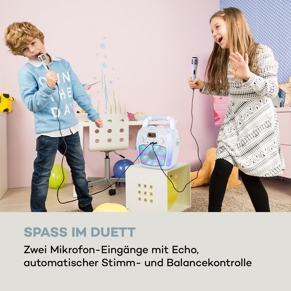 Караоке-система StarMaker Plus Караоке-машина Bluetooth USB CD LED Show RCA (Германия, читать описание) Ровно - изображение 2