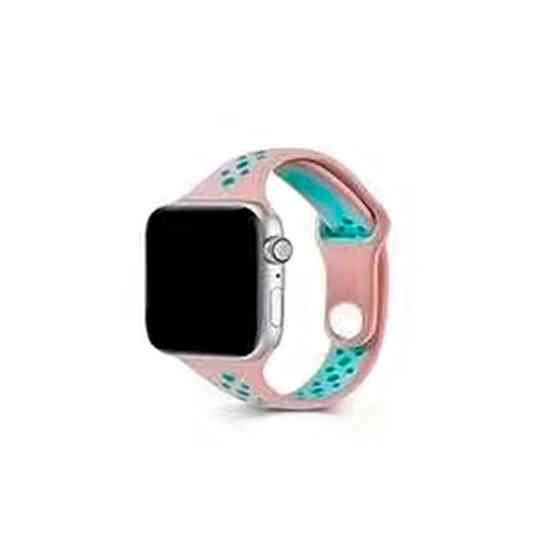 Ремінець для годинника Apple Watch Small Waist two colors 42/44/45/49mm Pink-Green Киев