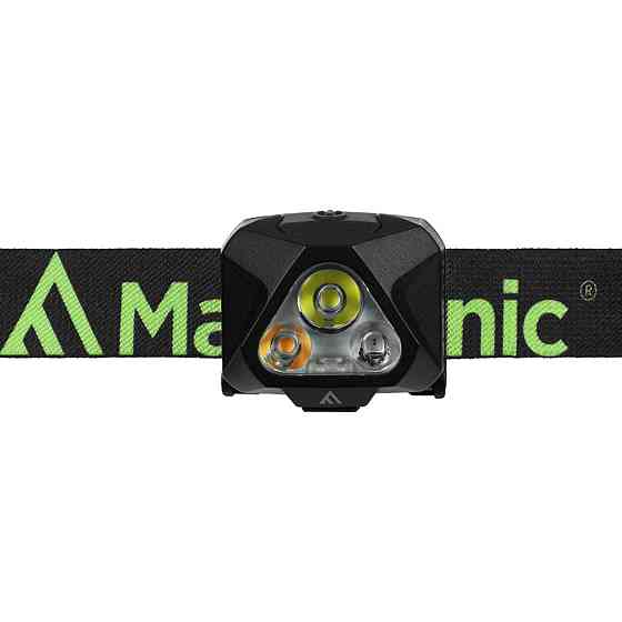 Фонарь налобный Mactronic Illuma (430 Lm) Cool White/Neutral White/Red LED USB Recharge Type-C (AHL0081) Вінниця