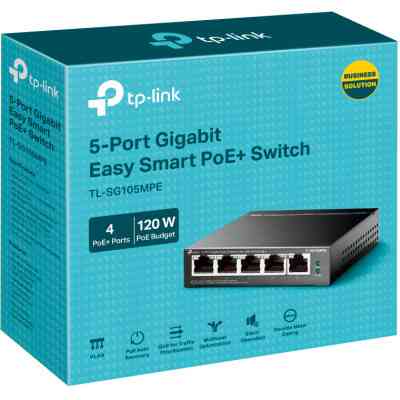 Коммутатор сетевой TP-Link TL-SG105MPE Винница