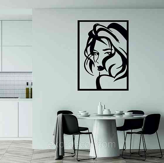 Декоративное настенное Панно «Девушка», Декор на стену 70*50 см Киев