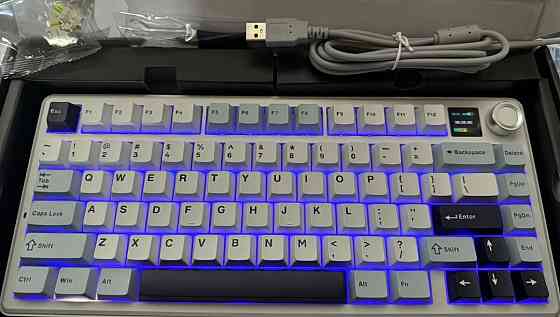 Aula f75 MAX с экраном безпроводная механическая клавиатура уже в наличии Харьков