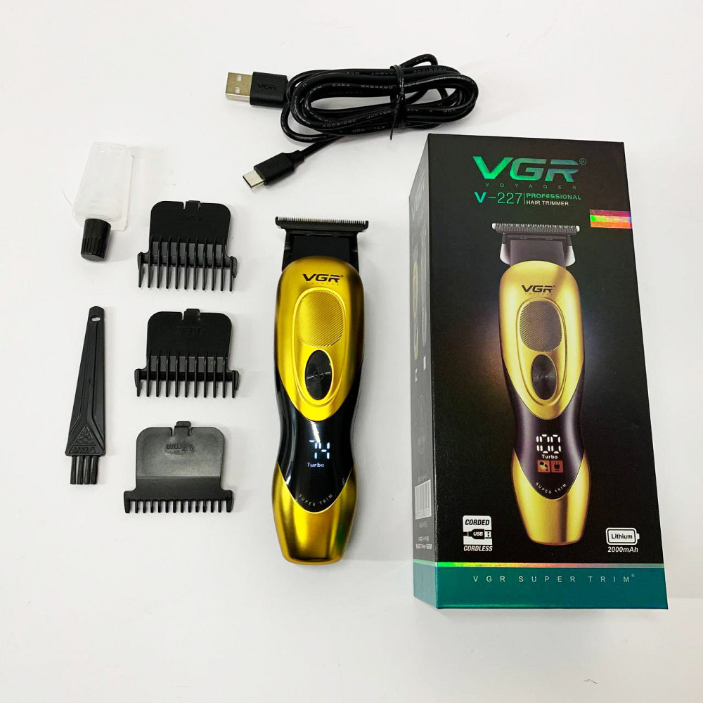 Машинка для стрижки короткої стрижки, Професійний тример з насадками Профі машинка для волосся SZ-16 Івано-Франківськ - фото 4