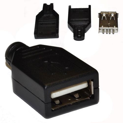 Гнездо USB-A с разборным корпусом USB AF Полтава - изображение 1