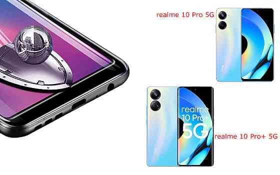 Захисне скло DefenzoGlass для realme 10 Pro 5G, realme 10 Pro+ 5G – подвійна міцність Київ