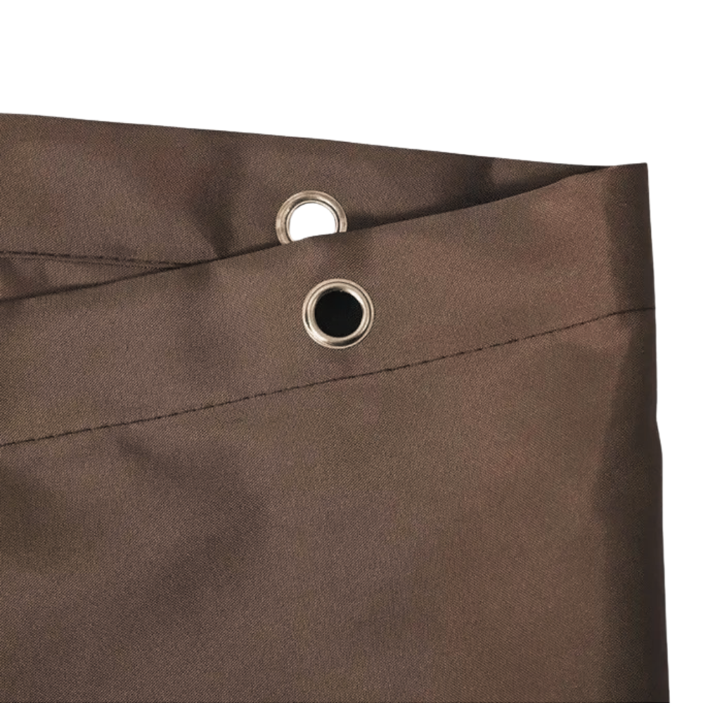 Шторка для ванной комнаты и душа Bathlux 180 x 180 см водонепроницаемый полиэстер штора занавеска в ванную, коричневая Каменец-Подольский - изображение 9