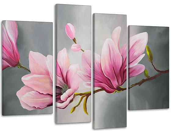 Модульна картина Абстракція Магнолія Art-114_4 Київ