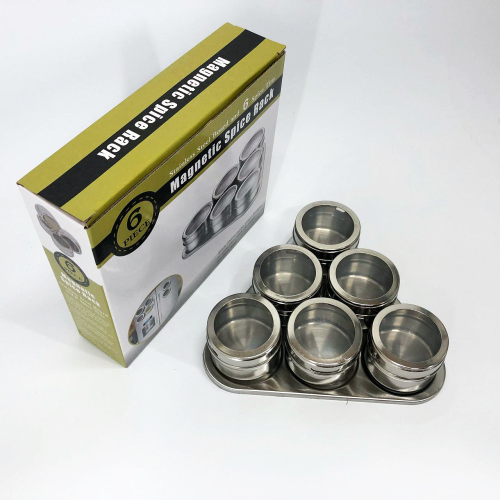 Кухонний органайзер зі спеціальними баночками, Етажерка для спецій, Прозорі баночки для спецій NG-76 Львів - фото 15