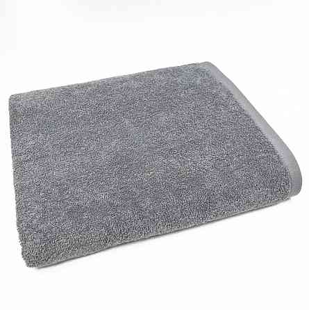 Большое банное полотенце махровое GM Textile 100х150см 400г/м2 (Серый) Сумы