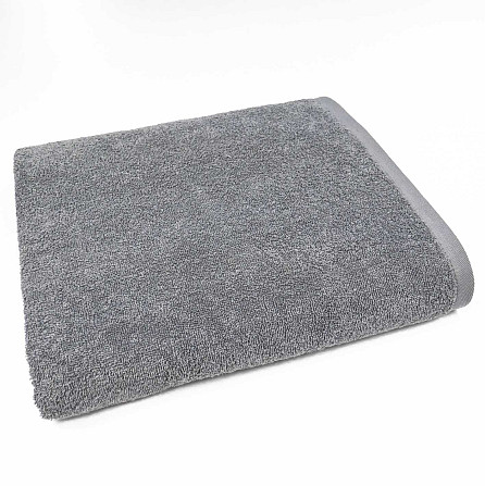 Большое банное полотенце махровое GM Textile 100х150см 400г/м2 (Серый) Сумы - изображение 1