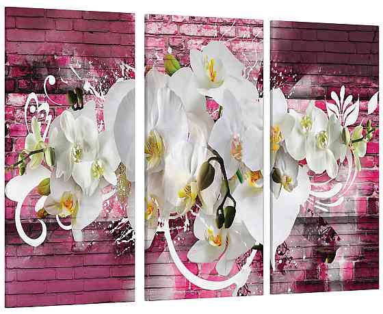 Модульна картина Абстракція Квіти Art-224_XXL Київ