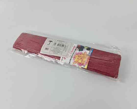 Бумага креповая (гофрированая) бордовый (1 пачка) Харьков